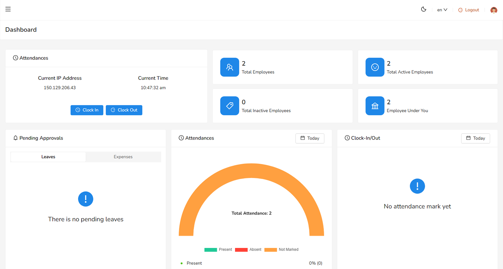 Admin Dashboard