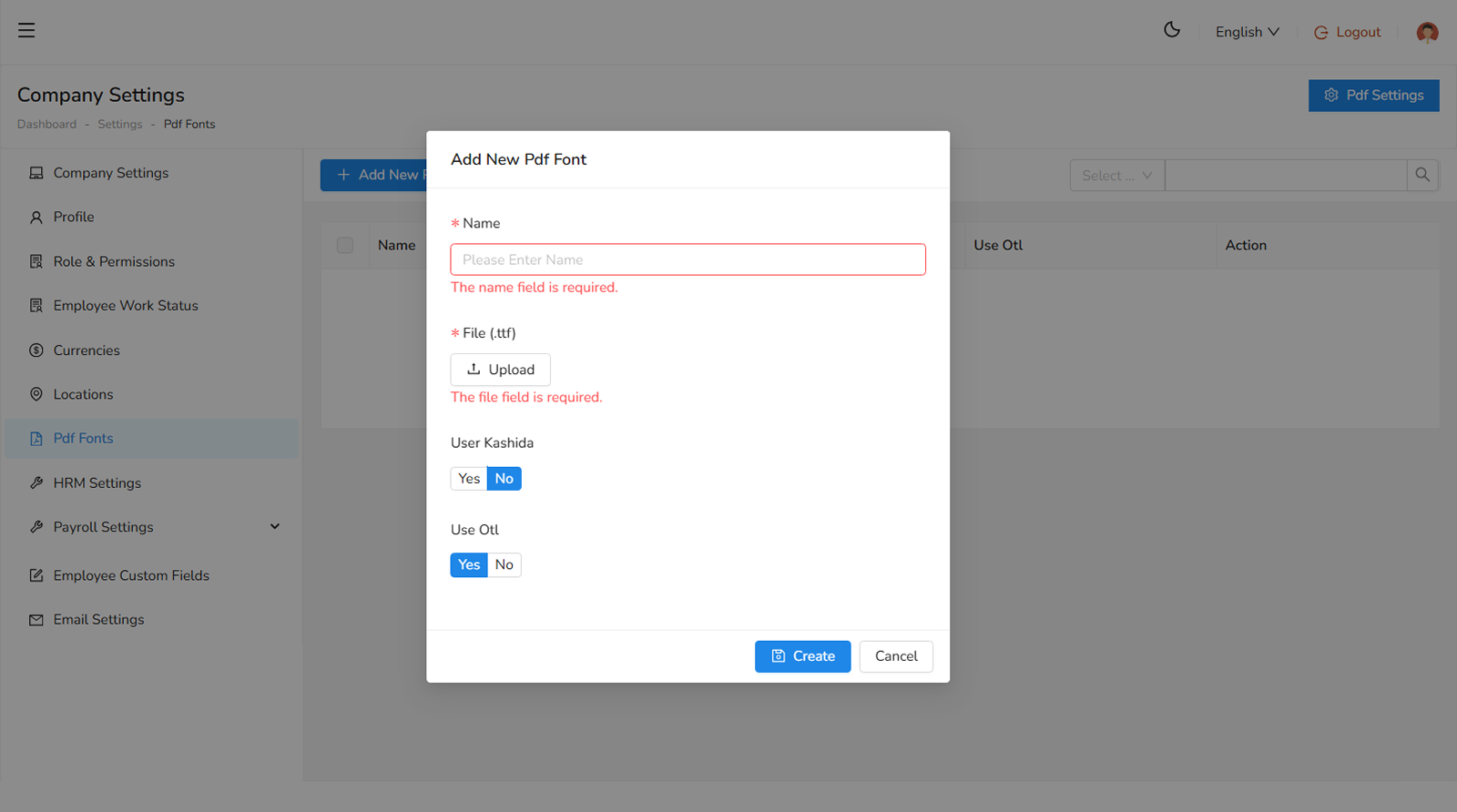 Pdf Fonts